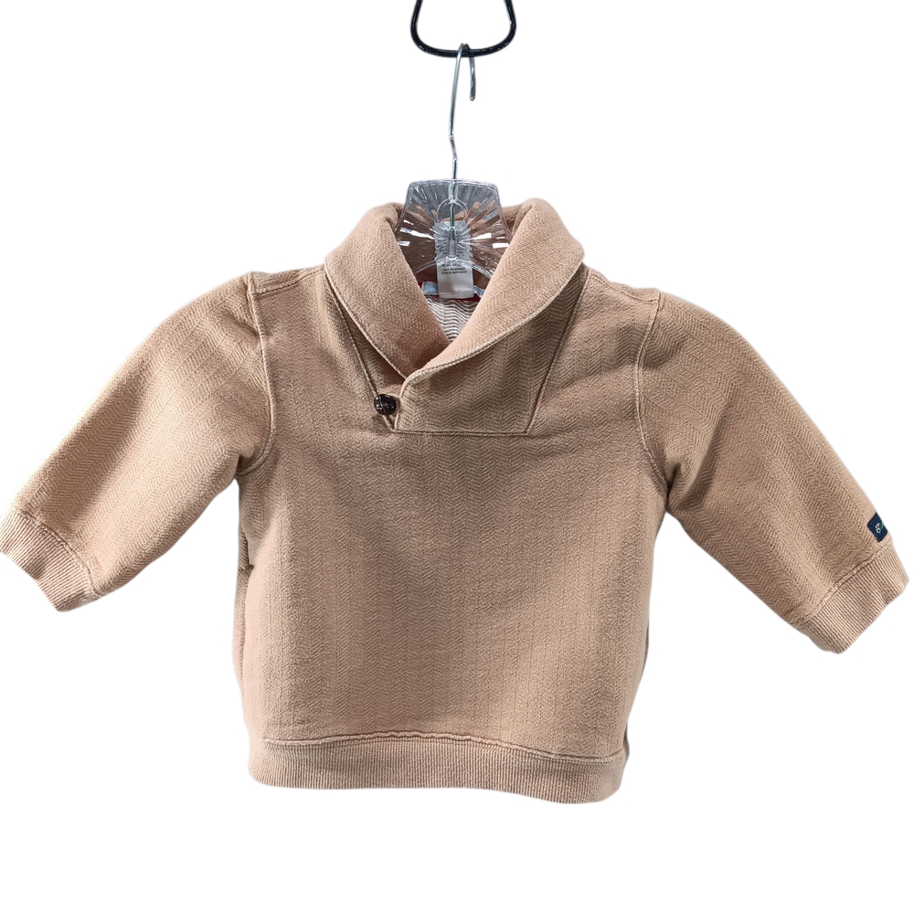 Janie and Jack Herringbone Print Pullover Jacket Boys 12 To 18 Months Preppy